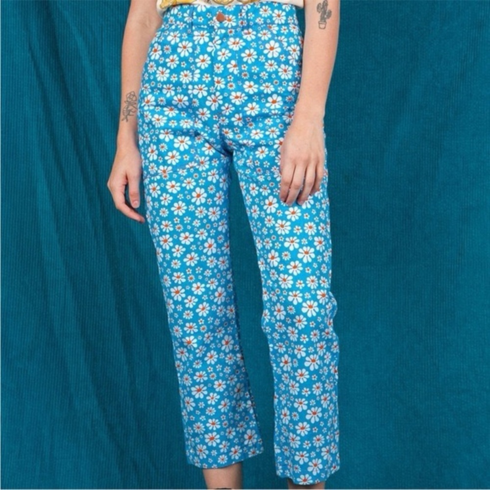 Big Bud Press Lazy Daisy Work Pants Blue